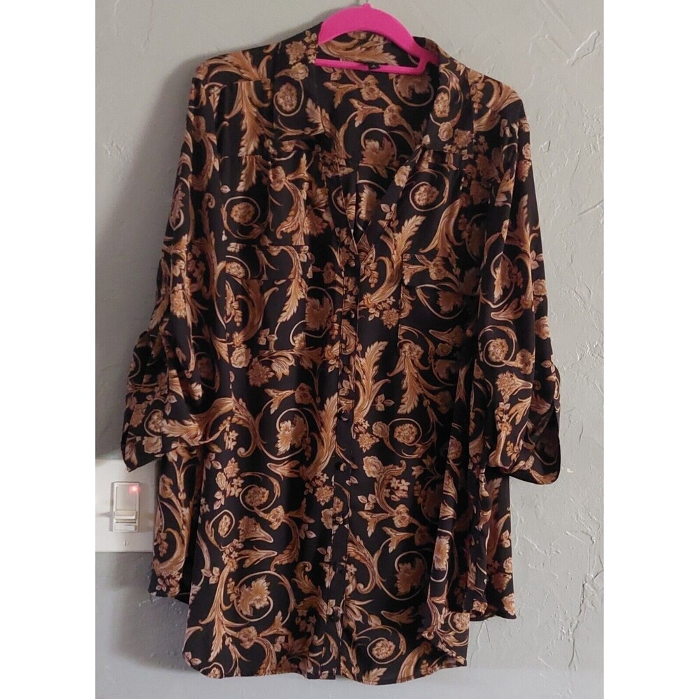 Torrid Tops Blouse Women 3 Pockers, 25 Inch Of Armp To Armp & 30-inch Long